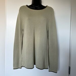 Vintage Tommy Bahama Sage Green Cotton Sweater | Size Small